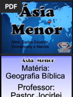 Trabalho - Geografia Bíblica