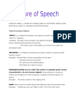 Figure of Speech A Word or A Phrase Used in A Nonliteral Sense To Add Rhetorical Force To A Spoken or Written Passage