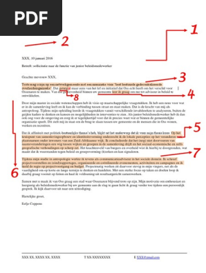 Sollicitatiebrief Eefje Coppens Intermediair Adviesrubriek Pdf