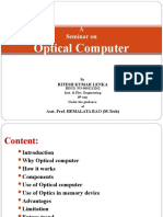Optical Computer: A Seminar On