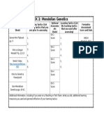 Genetics Learning Progression Target Curricular Aim 1 Ek 2