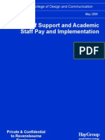 Review of Support and Academic Staff Pay and Implementation