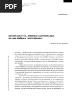 WACHTEL, Nathan. História e Antropologia