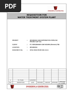 Rfq Water Treatment