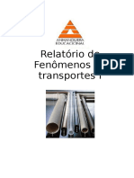 Relatório Fenômenos Transportes I