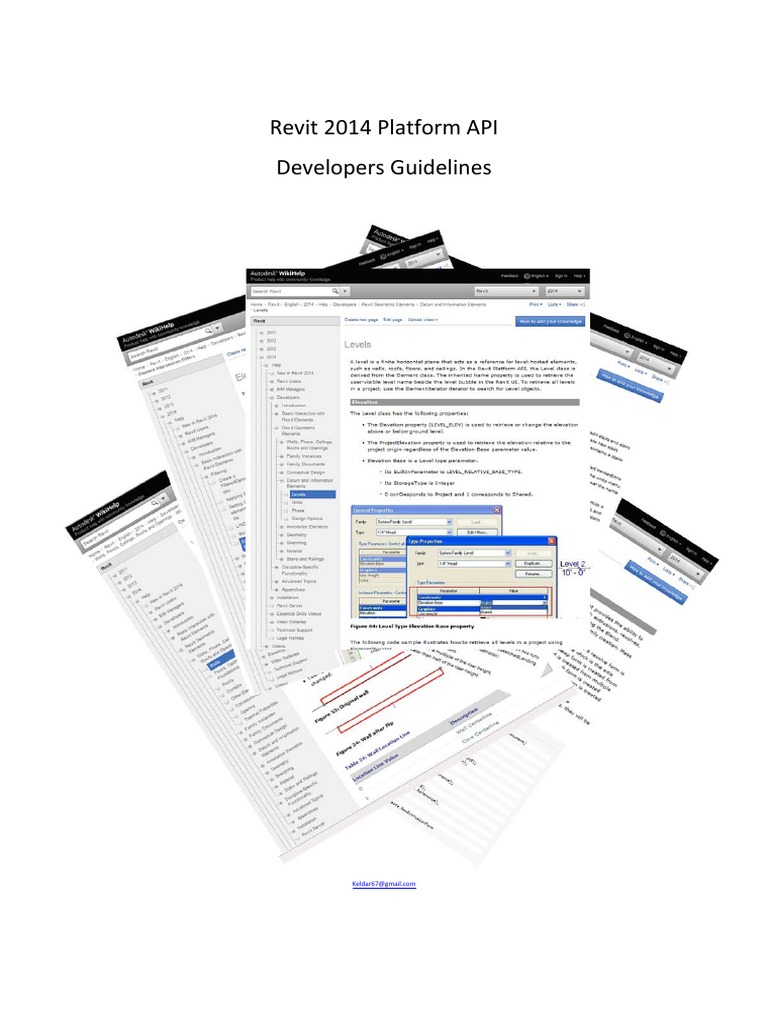 Revit 2014 API Developer Guide | PDF | Autodesk Revit | Application