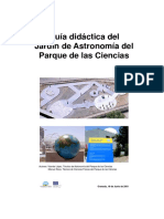 Guia Didáctica Del Jardin de Astronomía Del Parque de Las Ciencias de Granada