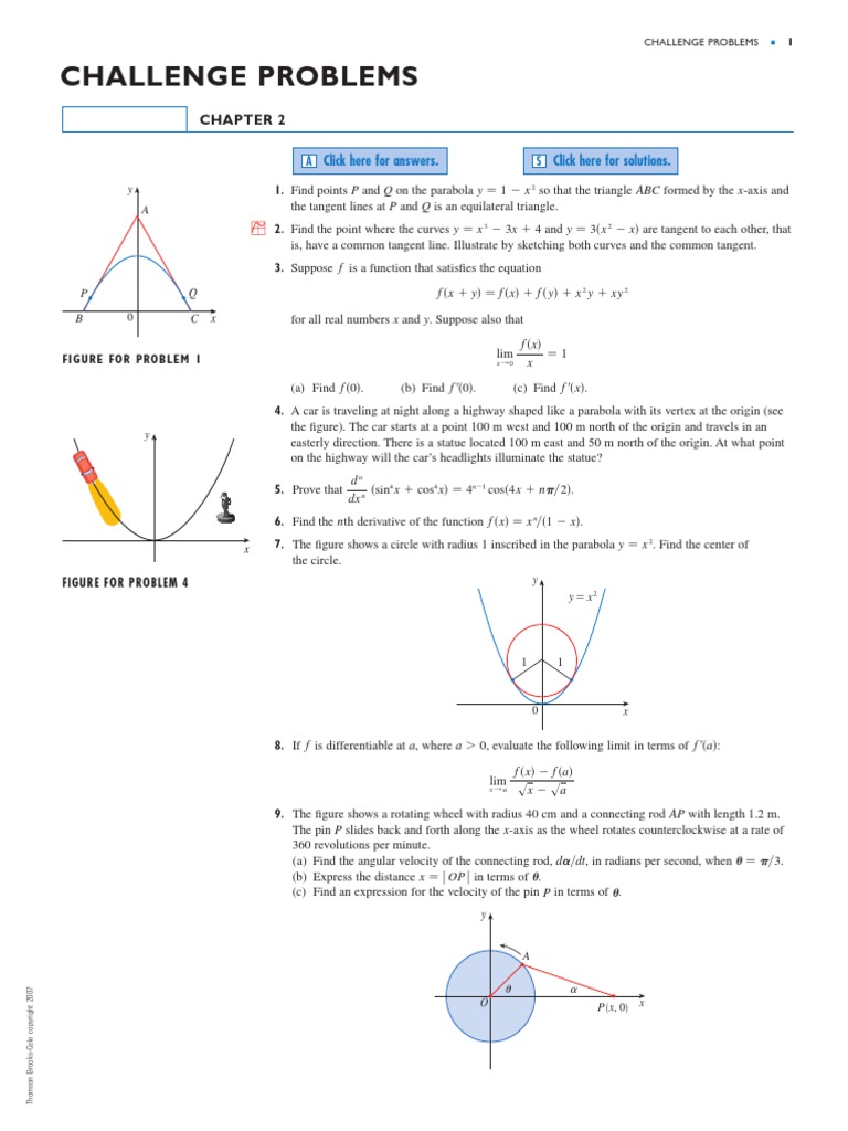 Challenging Parabola Problems | PDF