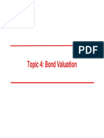 FINA2303 Topic 04 Bond Valuation