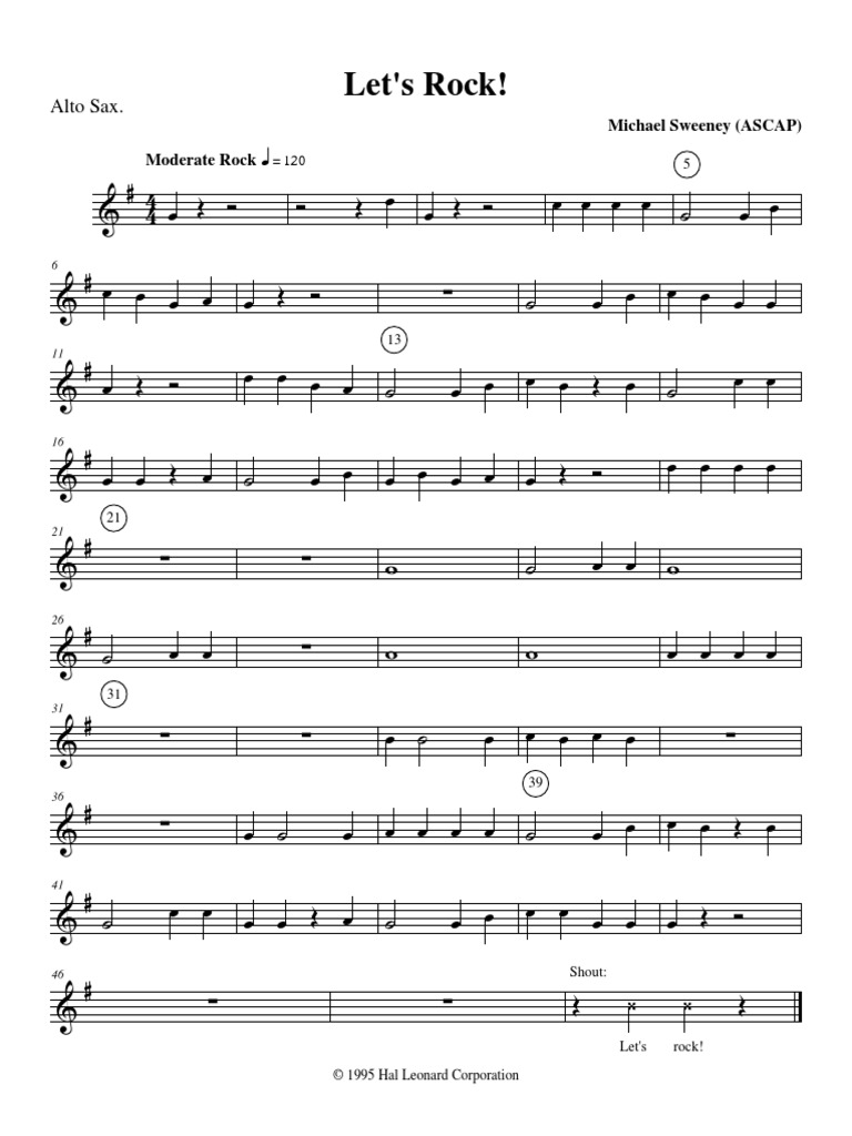 L'aventurier Sheet music for Saxophone alto (Solo)