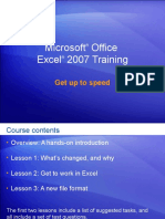 Office2007 Excel Trainfffing