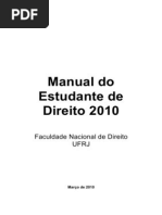 Manual do Estudante de Direito 2010 UFRJ-FND