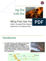Fighting Fire With Fire: Investigation of Counter-Firing Using FDS5