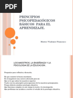 Principios Psicopedagogicos Basicos para El Aprendizaje