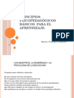 Principios Psicopedagogicos Basicos para El Aprendizaje