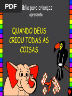 1 Quando Deus Criou Todas as Coisas Genesis 1-2