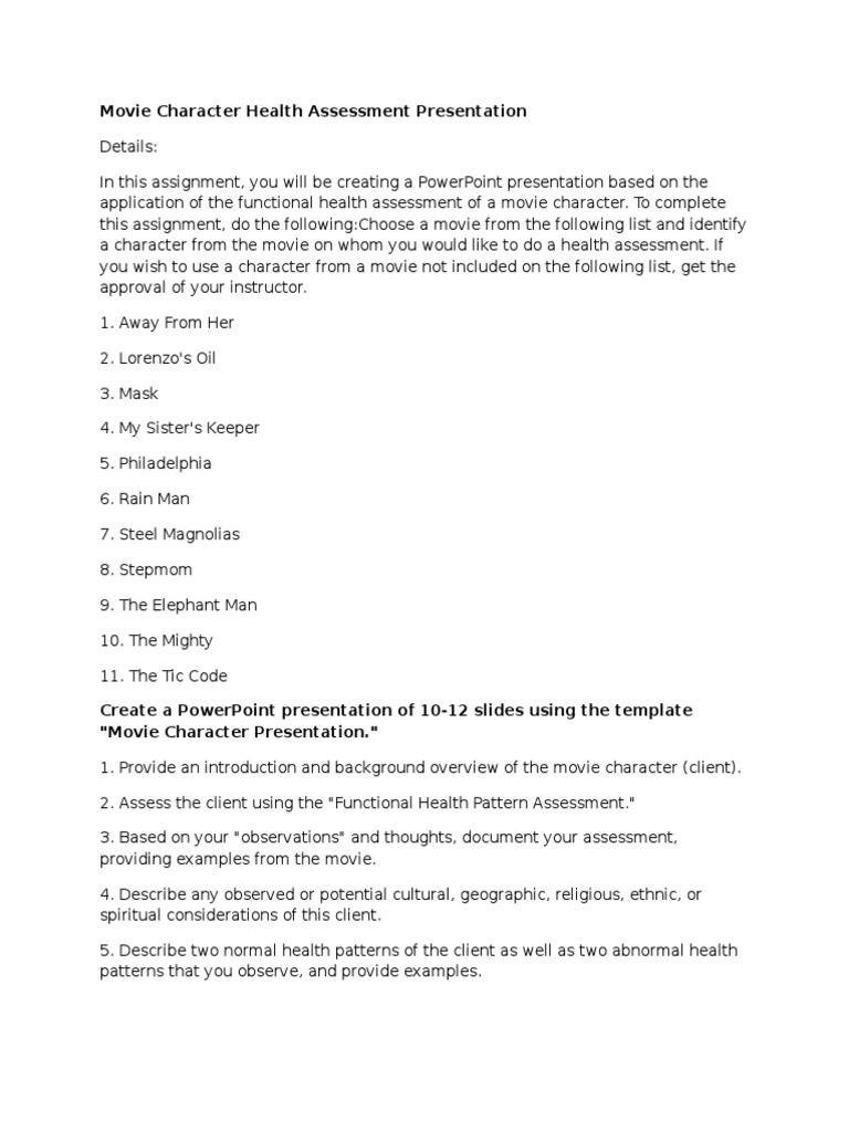 Character introduction template picture