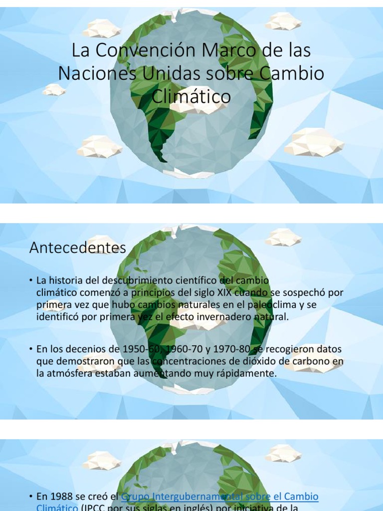 La Convención Marco de Las Naciones