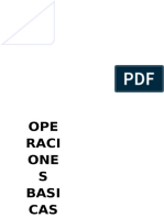 Operaciones Básicas Del Procesador de Word