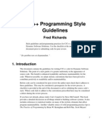 C++ Programming Style Guidelines
