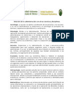 Relación de La Administración Con Otras Ciencias y Disciplinas