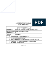 Silabus de Microsoft Excel - Contabilidad