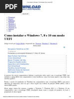 Download Como Instalar o Windows 7 8 e Windows 10 Em Modo UEFI by Vanderson Santana SN302089733 doc pdf