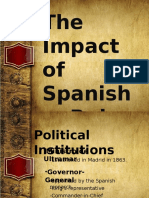 Impact of Spanish political and economic institutions in the Philippines