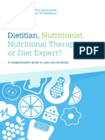 Dietitian Nutritionist