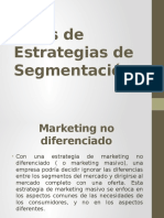 Tipos de estrategias de segmentación marketing