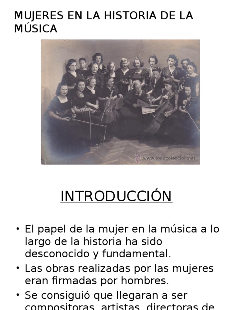 Las Mujeres en La Música | PDF | Piano | Música clásica