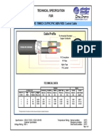 Multi-core tin cable tech specs