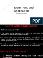 Measurement and Application