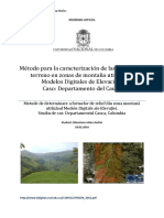 Método Para La Caracterización de Las Formas Del Terreno en Zonas de Montaña Utilizando Modelos Digitales de Elevación