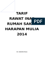 Tarif Rawat Inap 2014
