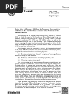 Letter dated 24 February 2016 from Ambassador Girma Asmerom to the President of the UN Security Council