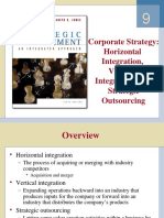 Corporate Strategy: Horizontal Integration, Vertical Integration, and Strategic Outsourcing