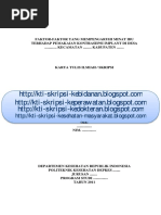 Download KTI Skripsi No187 Faktor-faktor Yang Mempengaruhi Minat Ibu Terhadap Pemakaian Kontrasepsi Implant by TajulFudhari SN302156517 doc pdf