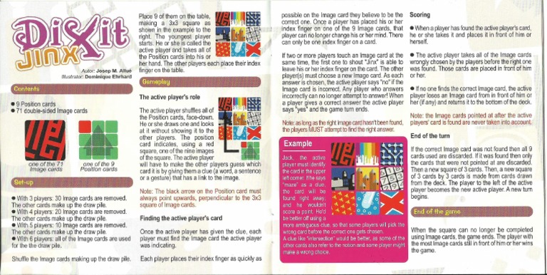 Dixit Jinx Eng Rules | PDF