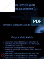 Sistem Pembiayaan Di Sektor Kesehatan