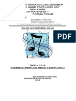 Festval Band Tempilang Hut Pahlawan 10 November ": "Laporan Pertanggung Jawaban