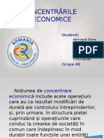 CONCENTRĂRILE ECONOMICE Buun