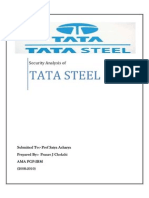 Security Analysis of TATA STEEL