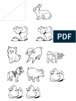 Farm Animals to Print and Cut