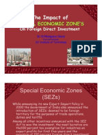 Impact of Special Economic Zones On Fdi in India