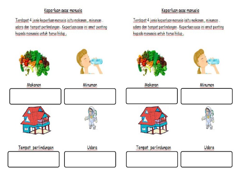 Kepentingan Keperluan Asas Manusia Pdf