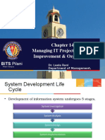 Managing IT Projects, Process Improvement & Org Change: BITS Pilani