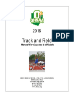 Track and Field: Manual For Coaches & Officials