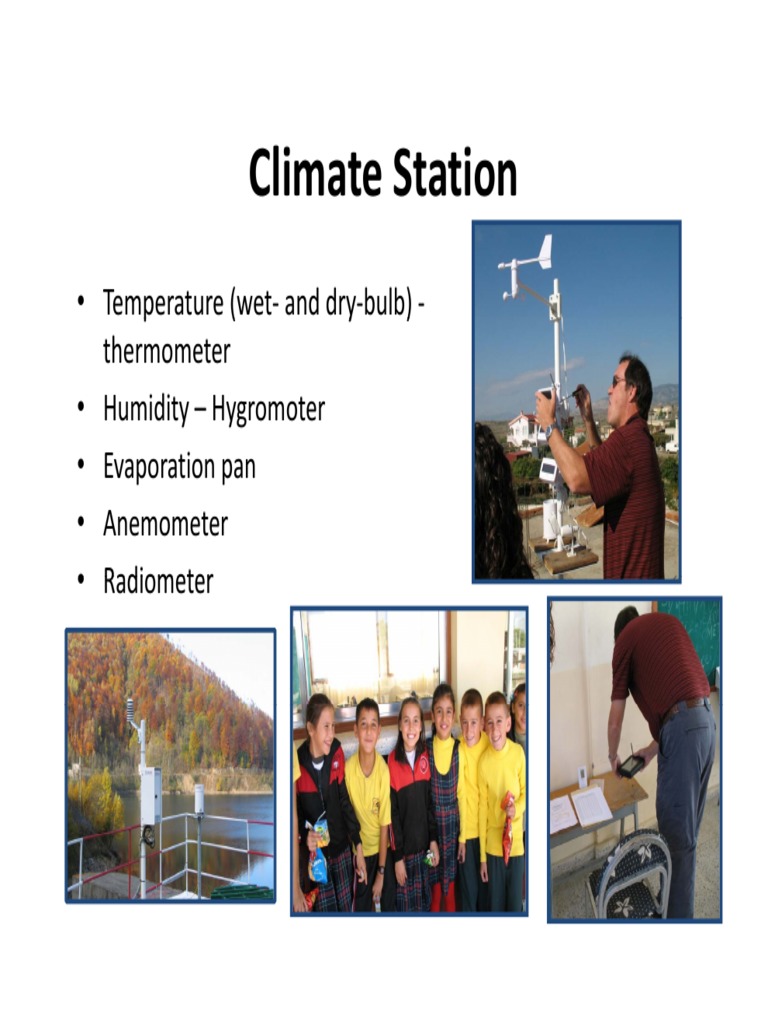 Climate Station Climate Station PDF Rain Earth Sciences
