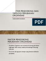 Modul 2 - Faktor Pendorong Dan Tipologi Perubahan Organisasi PDF